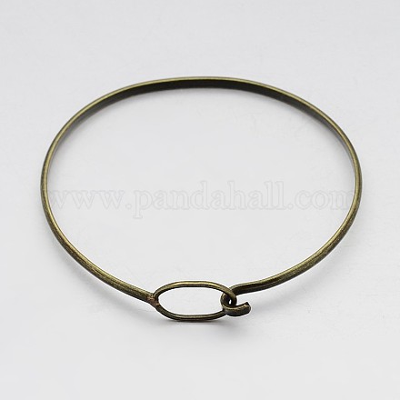Accessoire de bricolage de bracelet en laiton X-BJEW-B133-01AB-NF-1
