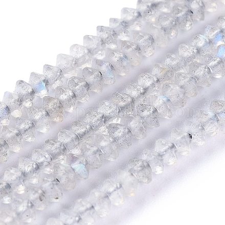 Chapelets de perles en labradorite naturelle  G-E560-R06-01-1