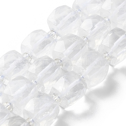 Natürlichem Quarz-Kristall-Perlen Stränge G-B065-A12-1