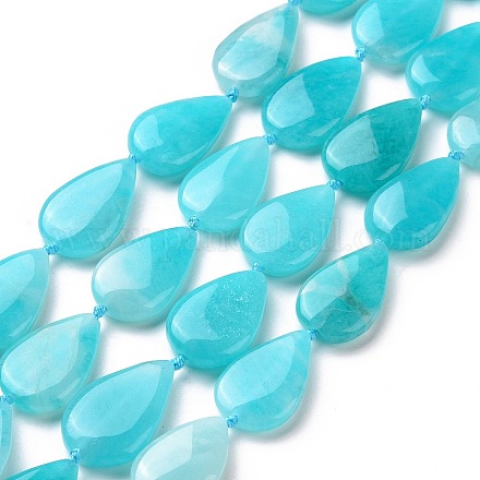 Natural Amazonite Beads Strands G-P478-02A-1