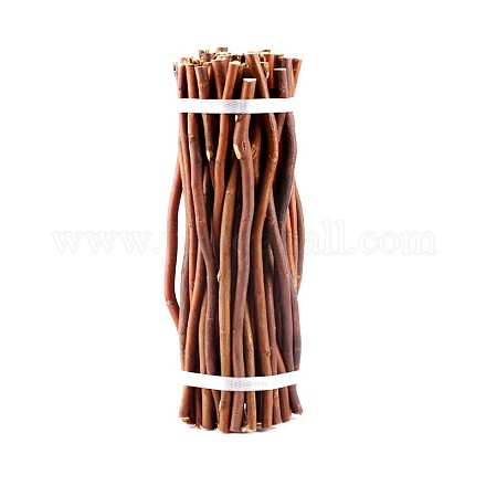 木の丸太棒  工芸品の写真の小枝のための小枝  サドルブラウン  30x0.5~1.2cm  50個/バンドルに関する WOCR-PW0001-262A-01B-1