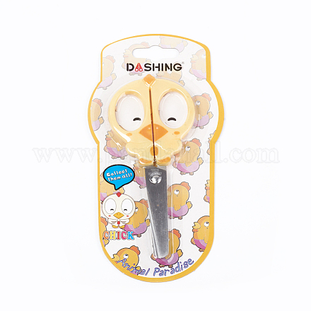 Stainless Steel Craft Scissors for Kids TOOL-WH0119-68A-1