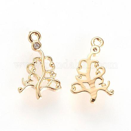 Real Gold Plated Brass Charms KK-Q669-29G-1