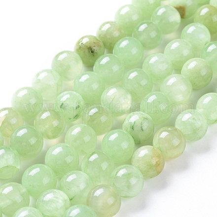 Chapelets de perles en préhnite naturelle G-I261-E03-12mm-1