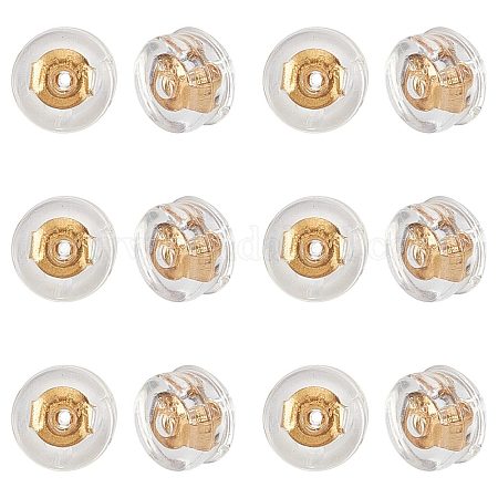 Wholesale SUNNYCLUE 40Pcs Silicone Ear Nuts 