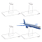 4Pcs Acrylic Action Figure Display Holders, Clear, 8x13x8cm