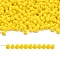 MIYUKI 3.4mm Drop Beads, Japanese Seed Beads, Opaque Colours, (DP404) Opaque Yellow, 3.4x3mm, Hole: 0.65mm, about 900pcs/50g