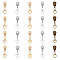 Alloy Replacement Zipper Sliders, Charm Zipper Pull, Heart Pattern, 4cm, 5pcs/set