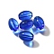 K9 Glass, Imitation Austrian Crystal Beads, Oval, Blue, 11x8mm, Hole: 1.8mm