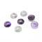 Natural Amethyst Gemstone Cabochons, Half Round, 6x3mm