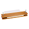AHANDMAKER Wood Bookbinding Press, 15.75x3.15 Inch Rectangular Book Press Machine, Flat Paper Press Machine Book Press Bookbinding for Handmade DIY Bookbinding Supplies and Flower Press, Peru
