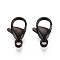 304 Stainless Steel Lobster Claw Clasps, Gunmetal, 11.8~12.1x7x3.5mm, Hole: 1.6mm