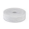 Braided Nylon Threads, Mambo Thread, with Spool, for Jewelry Making, Round, Light Grey, 1mm, about 49.21 Yards(45m)/Roll
