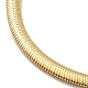 Bracelet de chaînes à chevrons en laiton placage de rack pour hommes femmes BJEW-M227-01G-2