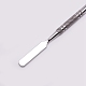 Palette de couleurs en acier inoxydable et double spatule tête de spatule palette MRMJ-WH0062-43P-4