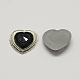 Heart Resin Cabochons CRES-R128B-230-1