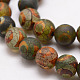 3-Augen-Dzi-Perlen im tibetischen Stil G-K166-02-10mm-L2-07-3