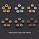 Perles heishi en métal ph pandahall 4 mm KK-PH0036-56-8