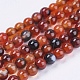 Chapelets de perles d'agate naturelle X-G-R173-4mm-05-1