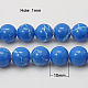 Chapelets de perles en turquoise synthétique TURQ-H038-10mm-XXS21-2