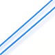韓国製弾性水晶の線  ストレッチブレスレットストリング  ラウンドビーズコード  ディープスカイブルー  1mm  約27.34ヤード（25m）/ロール EW-L003-1mm-23-1