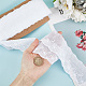 GORGECRAFT 15 Yards Scalloped Lace Trim White Cotton Lace Trim Fabric Eyelet Scalloped Edge 60mm Wide Floral Embroidery Ribbon DIY Sewing Crafts for Dress Tablecloth Curtain Hair Band Embellishment SRIB-WH0011-052-3
