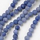 Chapelets de perles en aventurine bleue naturelle G-D809-09-8mm-1