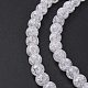 Chapelets de perles en quartz craquelé synthétique X-GLAA-S134-6mm-05-3