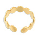 Ионное покрытие (ip) 304 кольцо из нержавеющей стали с открытой манжетой для женщин RJEW-N038-100LG-3