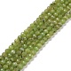 Verde naturale perle di giada fili G-D463-13B-1