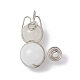 Pendentifs en perles de verre imitation jade PALLOY-JF02479-02-1