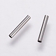 304 Stainless Steel Tube Beads X-STAS-P161-01-10mm-1