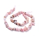 Chapelets de perles en opale rose naturelle G-L505-25-3