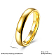 Regali di san valentino anelli per coppia in acciaio al titanio smaltato per donna RJEW-BB16394-7G-3