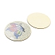 Kits de tapetes para tazas de madera con pintura de diamantes con tema de mariposa y pájaro diy DIY-H163-03-3