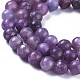 Natural Lepidolite/Purple Mica Stone Beads Strands G-D0020-15-8mm-3
