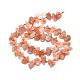 Brins de perles de pierre de soleil naturelles brutes brutes G-F715-072-2