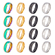 Unicraftale 16 Stück 4 Farben Ringkern zum Drechseln von Holz RJEW-UN0002-41-1