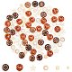 PH PandaHall 120pcs 6 Styles Wooden Buttons Hollow Flower Flat Round Sewing Handmade Button for Crafts Supplies DIY-PH0001-31-1
