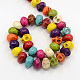 Natural Howlite Beads Strands TURQ-G140-13-3