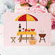 GLOBLELAND Picnic Table Cutting Dies Picnic Theme Red Wine Sun Umbrella Bread Metal Die Cuts Birthday Gift Die Cuts for Card Scrapbooking and DIY Craft Album Paper Card Decor DIY-WH0309-961-5