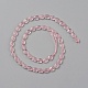 Chapelets de perles en quartz rose naturel G-I271-B13-6x8mm-2