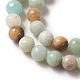 Natural Flower Amazonite Beads Strands G-YW0001-25-3