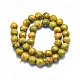 Brins de perles de réalgar naturel G-K245-A06-05-2