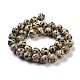 Chapelets de perles en jaspe dalmatien naturelle G-Q462-10mm-30-4