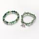 Natural Gemstone Beads Stretch Bracelets BJEW-JB02723-2