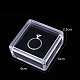 Transparente Schmuck-Geschenkbox aus Acryl mit Magnetverschlüssen PW-WG56726-05-1