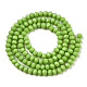 Chapelets de perles en verre opaque de couleur unie EGLA-A034-P3mm-D30-2
