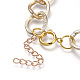 Conjuntos de joyas de cadena de bordillo de aluminio SJEW-JS01095-5