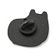 Musik-Thema Cartoon schwarze Katze Emaille-Pins JEWB-K016-11C-EB-2